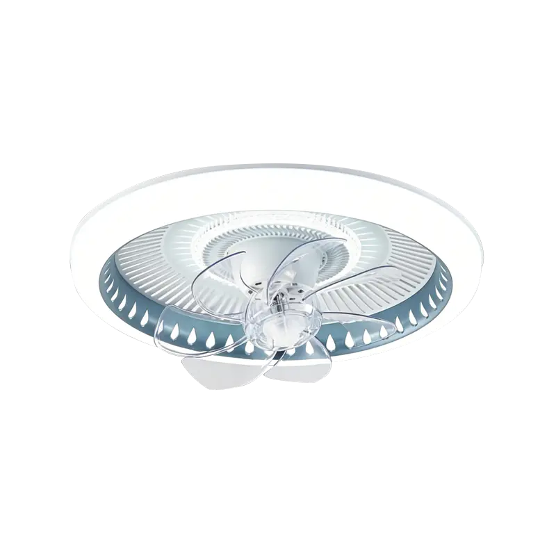 Ventilador de teto oscilante do quarto com luz