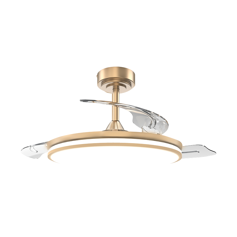 Ventilador de teto retrátil silencioso com lâminas invisíveis Ventilador de teto retrátil silencioso com lâminas invisíveis