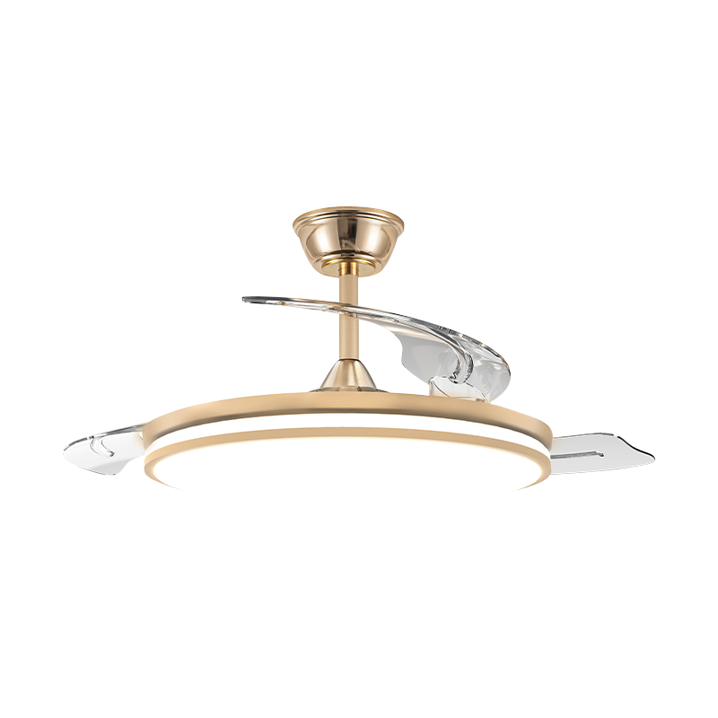 Ventilador de teto retrátil silencioso com lâminas invisíveis Ventilador de teto retrátil silencioso com lâminas invisíveis