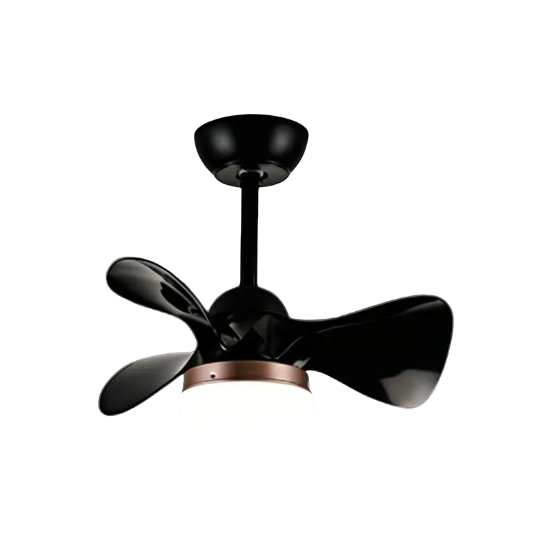 Ventilador de teto ABS de tamanho pequeno com luz
