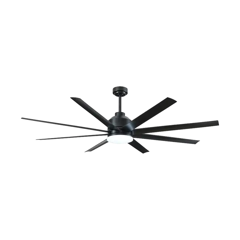 Ventilador de teto tradicional de grão de madeira preta e escura com luz Ventilador de teto tradicional de grão de madeira preta e escura com luz