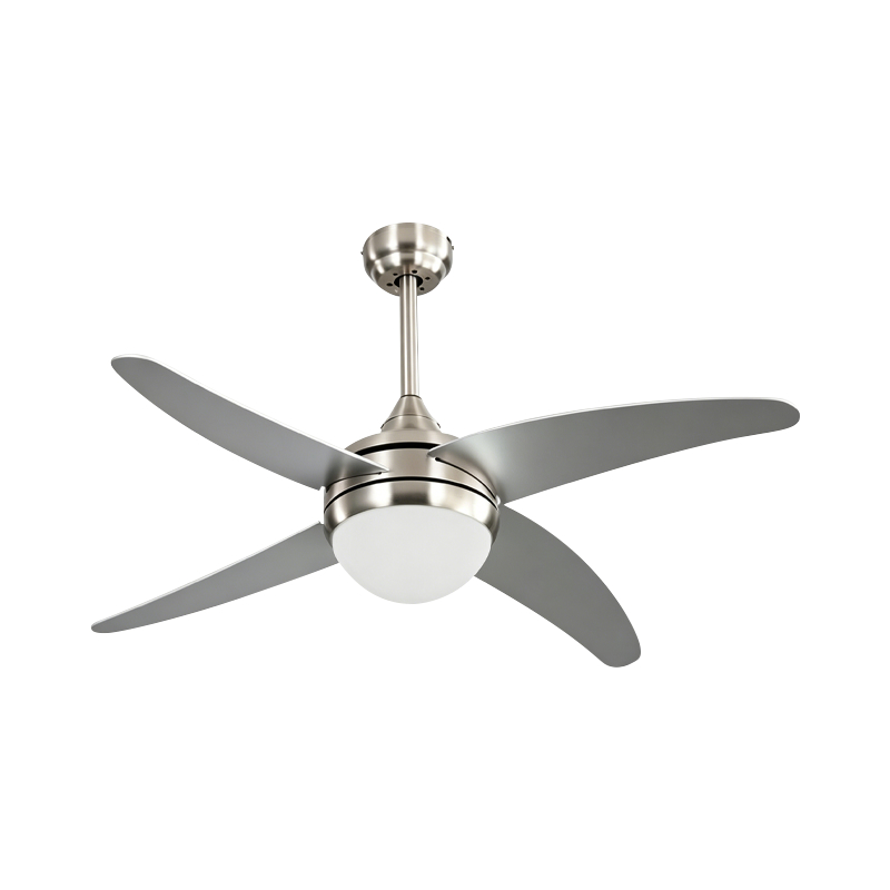 Ventilador de teto de lâmina de madeira compensada com luz Ventilador de teto de lâmina de madeira compensada com luz