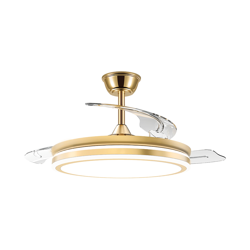 Ventilador de teto retrátil silencioso com lâminas invisíveis Ventilador de teto retrátil silencioso com lâminas invisíveis