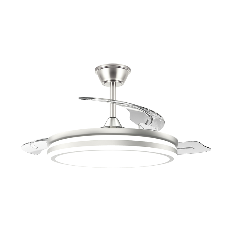 Ventilador de teto retrátil silencioso com lâminas invisíveis Ventilador de teto retrátil silencioso com lâminas invisíveis