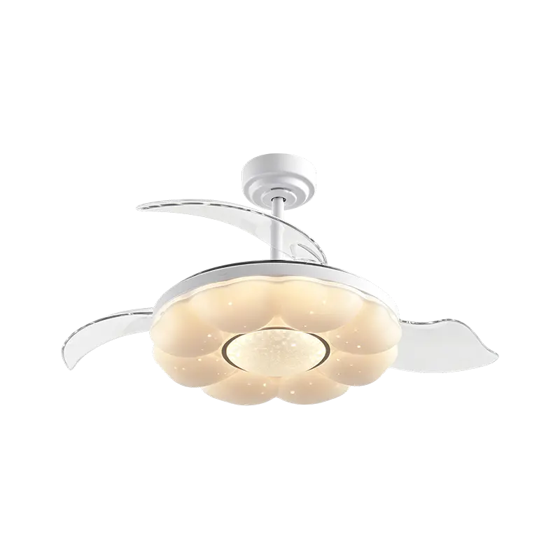 Luz de ventilador de teto LED acrílico Starry Sky Luz de ventilador de teto LED acrílico Starry Sky