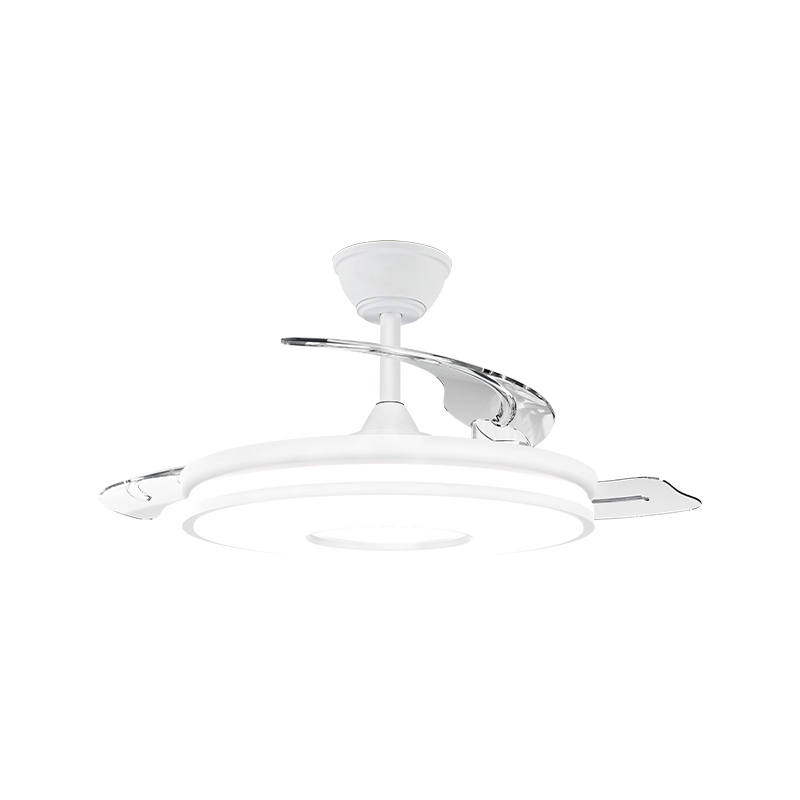 Ventilador de teto retrátil silencioso com lâminas invisíveis Ventilador de teto retrátil silencioso com lâminas invisíveis