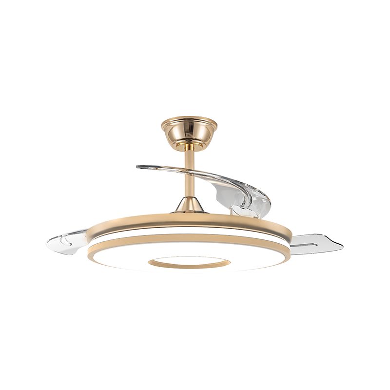Ventilador de teto retrátil silencioso com lâminas invisíveis Ventilador de teto retrátil silencioso com lâminas invisíveis