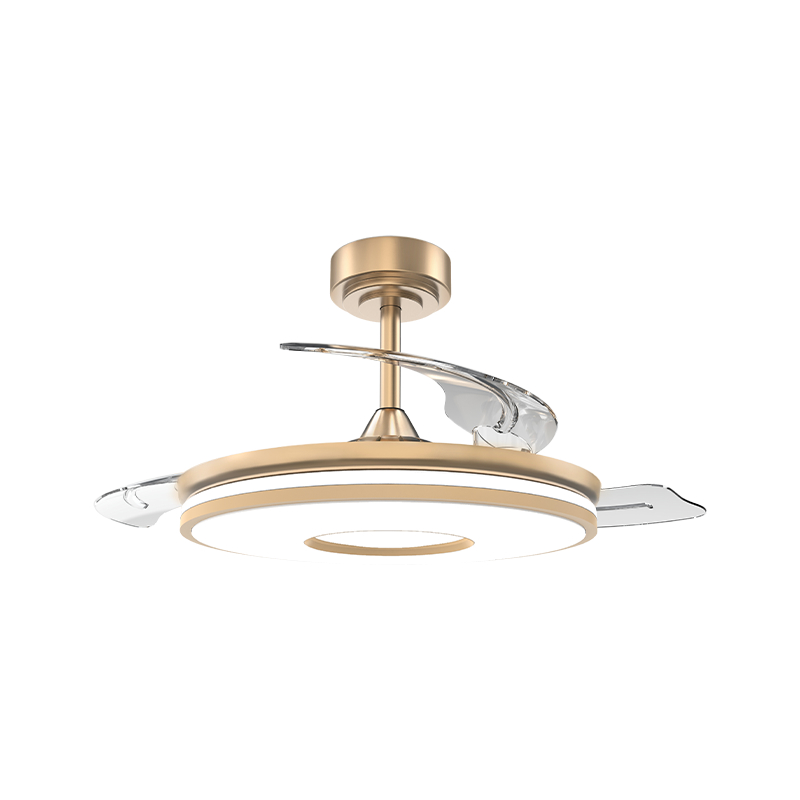 Ventilador de teto retrátil silencioso com lâminas invisíveis Ventilador de teto retrátil silencioso com lâminas invisíveis