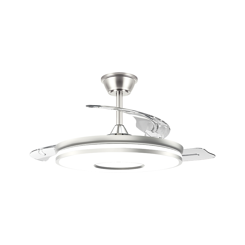 Ventilador de teto retrátil silencioso com lâminas invisíveis Ventilador de teto retrátil silencioso com lâminas invisíveis