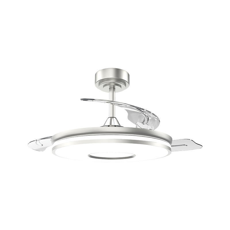 Ventilador de teto retrátil silencioso com lâminas invisíveis Ventilador de teto retrátil silencioso com lâminas invisíveis