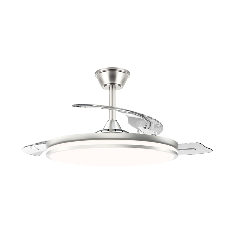 Ventilador de teto retrátil silencioso com lâminas invisíveis Ventilador de teto retrátil silencioso com lâminas invisíveis