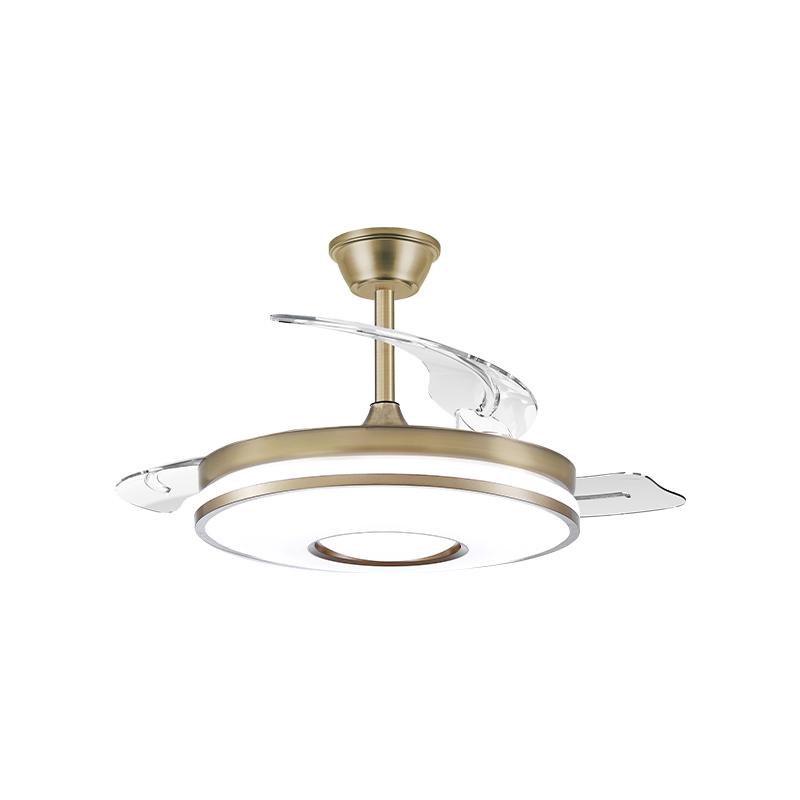 Ventilador de teto retrátil silencioso com lâminas invisíveis Ventilador de teto retrátil silencioso com lâminas invisíveis