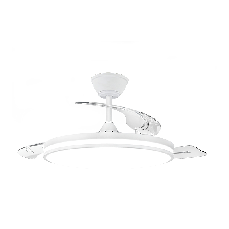 Ventilador de teto retrátil silencioso com lâminas invisíveis Ventilador de teto retrátil silencioso com lâminas invisíveis