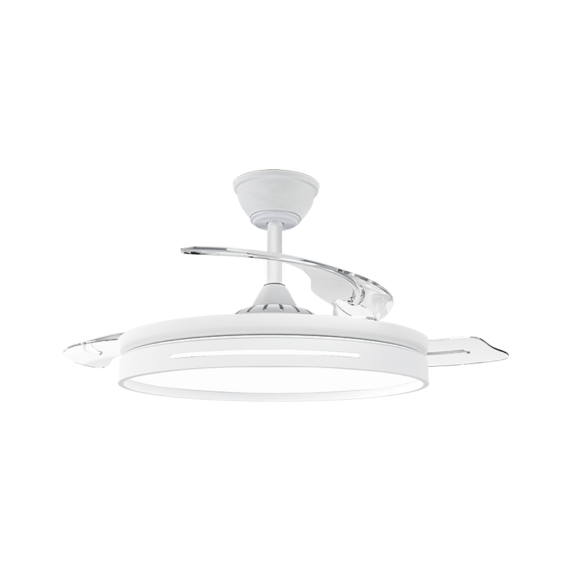Ventilador de teto retrátil silencioso com lâminas invisíveis Ventilador de teto retrátil silencioso com lâminas invisíveis
