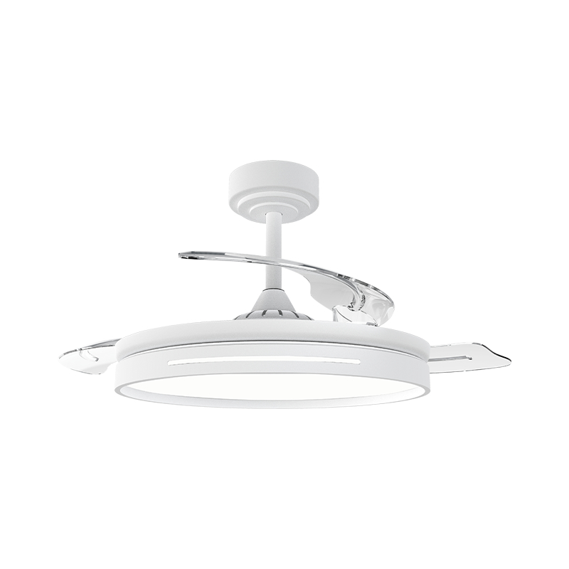 Ventilador de teto retrátil silencioso com lâminas invisíveis Ventilador de teto retrátil silencioso com lâminas invisíveis