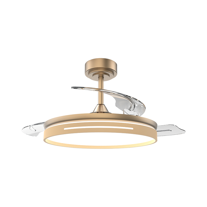 Ventilador de teto retrátil silencioso com lâminas invisíveis Ventilador de teto retrátil silencioso com lâminas invisíveis