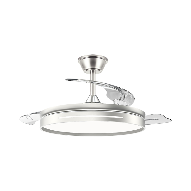 Ventilador de teto retrátil silencioso com lâminas invisíveis Ventilador de teto retrátil silencioso com lâminas invisíveis