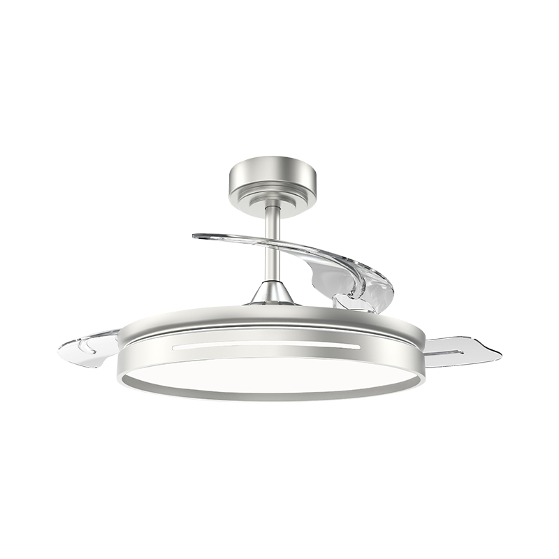 Ventilador de teto retrátil silencioso com lâminas invisíveis Ventilador de teto retrátil silencioso com lâminas invisíveis