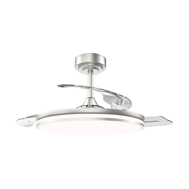 Ventilador de teto retrátil silencioso com lâminas invisíveis Ventilador de teto retrátil silencioso com lâminas invisíveis