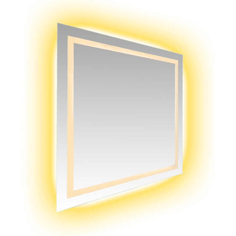 Moldura de alumínio LED Espelho de banheiro retroiluminado com escurecimento inteligente e desembaçamento Moldura de alumínio LED Espelho de banheiro retroiluminado com escurecimento inteligente e desembaçamento