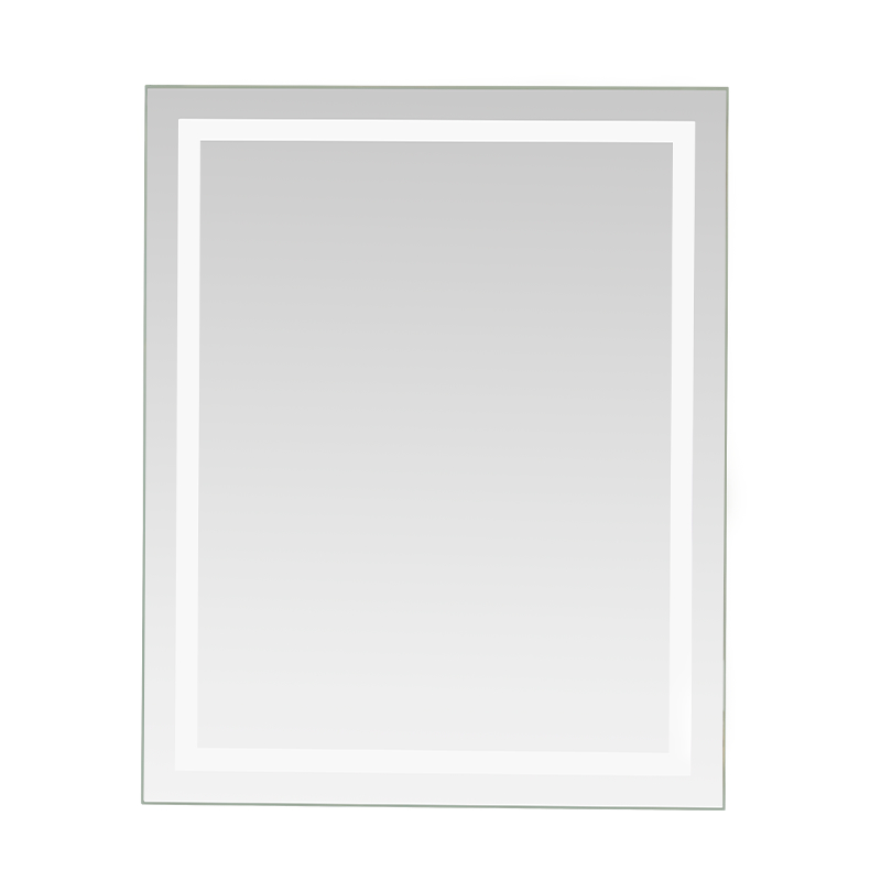 Espelho de banheiro retroiluminado regulável inteligente LED